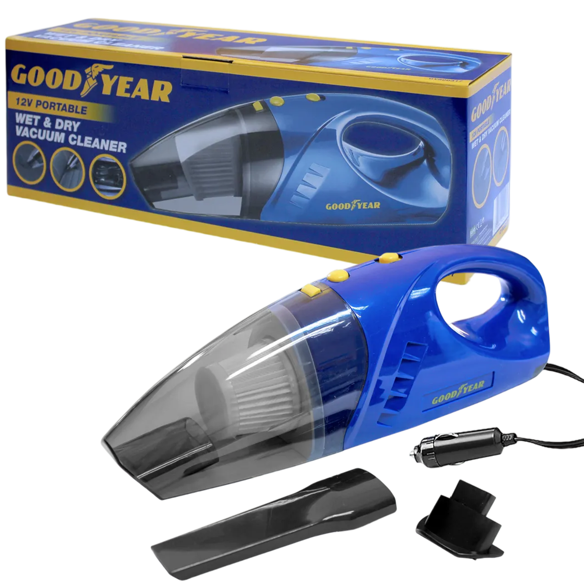 Goodyear Wet & Dry 12V Vacuum Cleaner